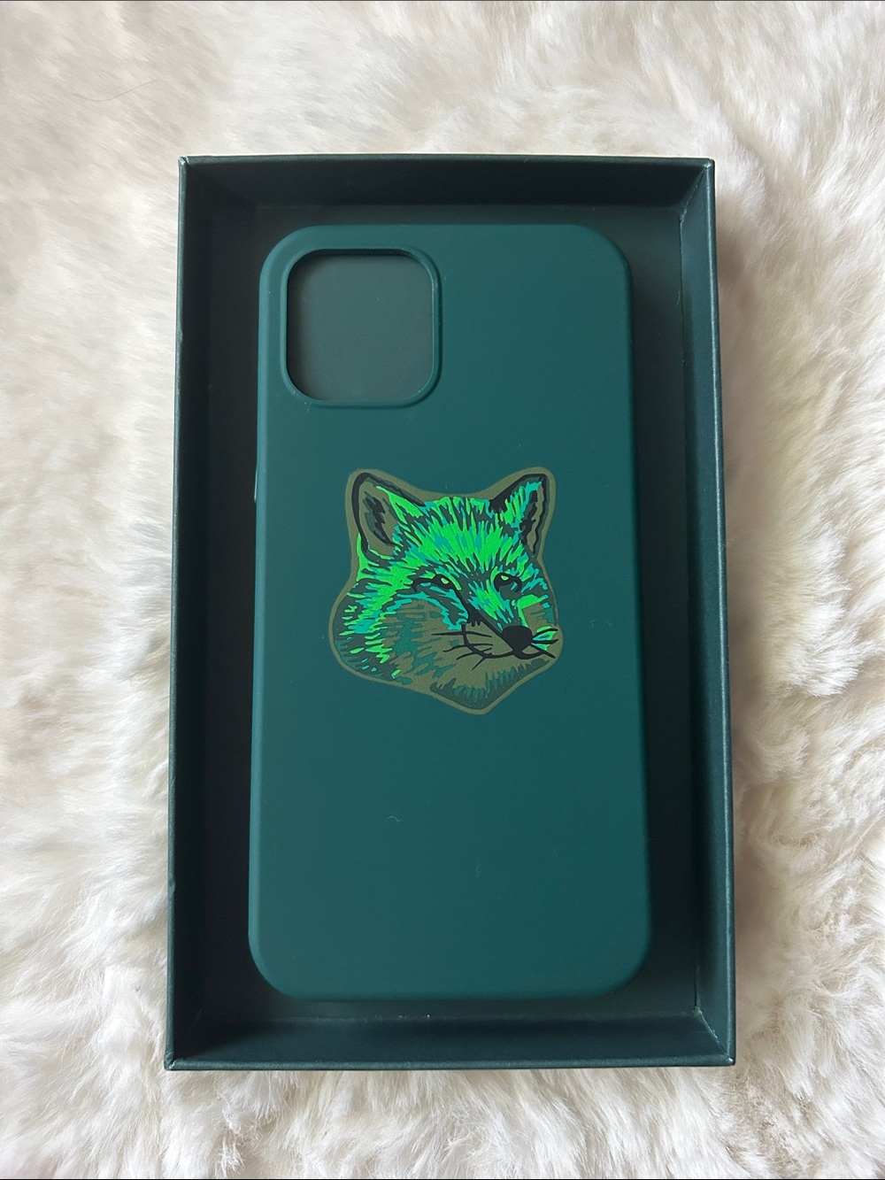 Maison Kitsune x Native Union iPhone 12 The Green Fox phone case
